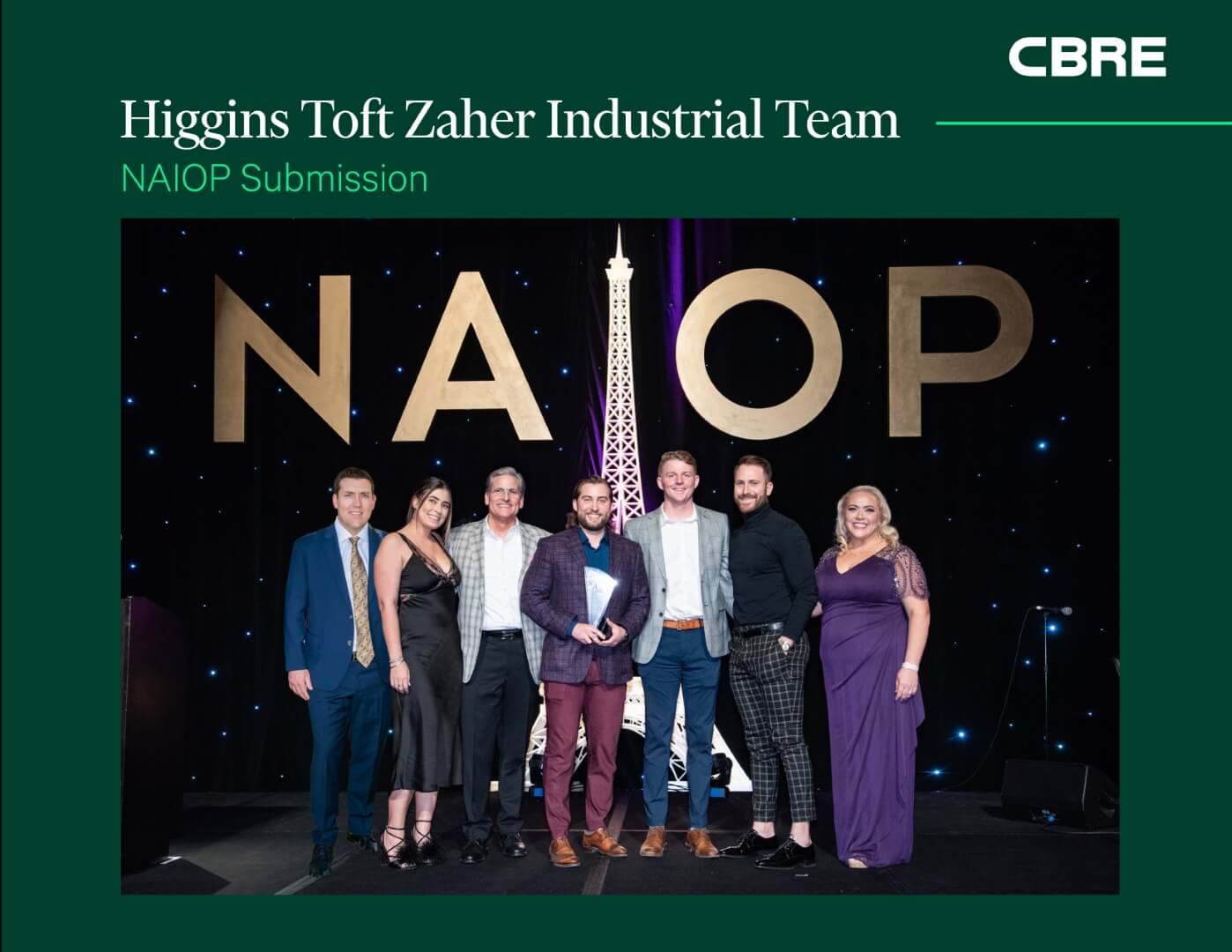 Broker of the Year - Industrial - Higgins Toft Zaher Industrial Team, CBRE